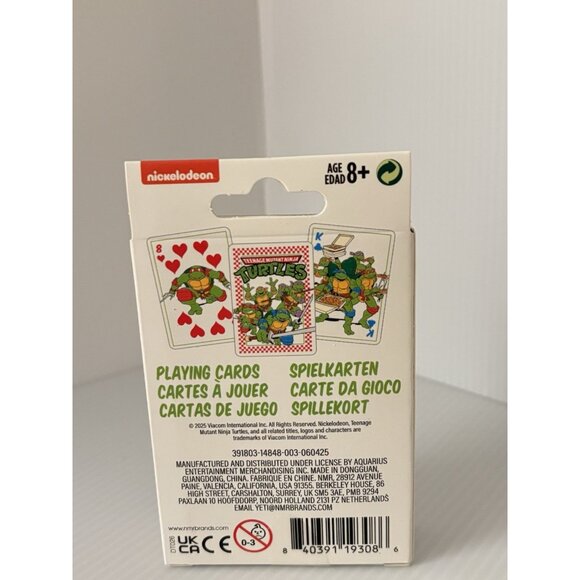 Teenage Mutant Ninja Turtles Playing Cards Deck Collectible New Fans Gift - Picture 4 of 4